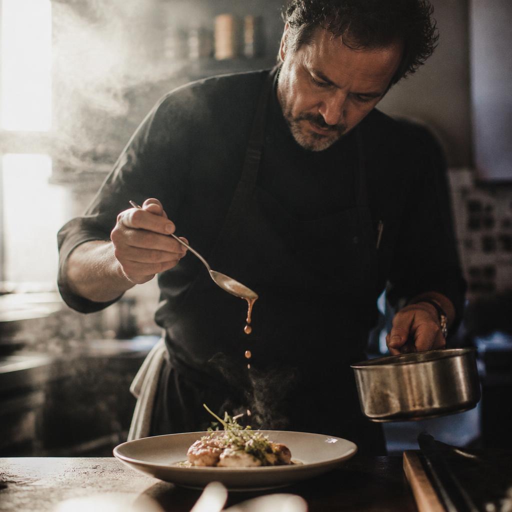 Privatkoch Luca Moretti — Italienische Haute Cuisine für Private Dining in Wien